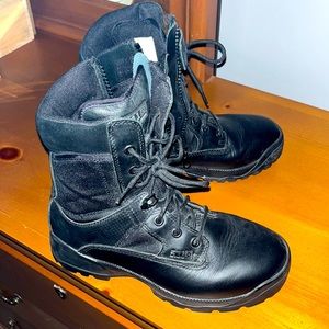 5.11 Black zip duty boots 9D